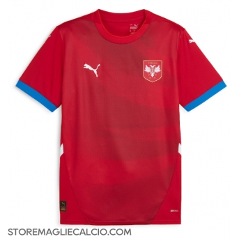 Serbia Maglia Gara Casa Repliche Europei 2024